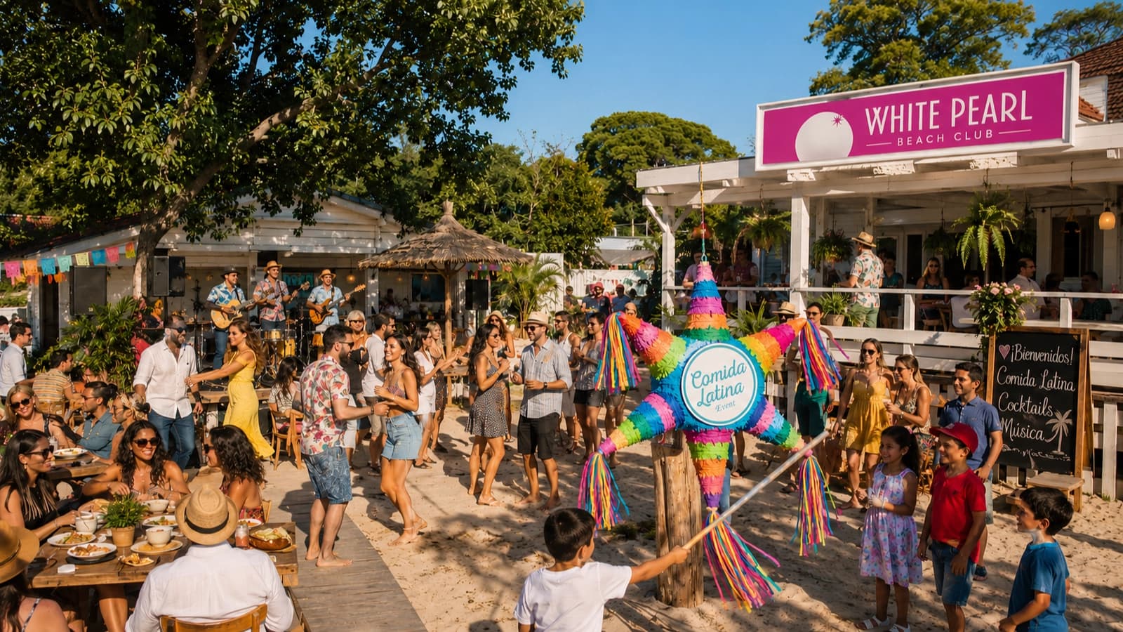 Comida Latina- Beach Edition - White Pearl Beach Club