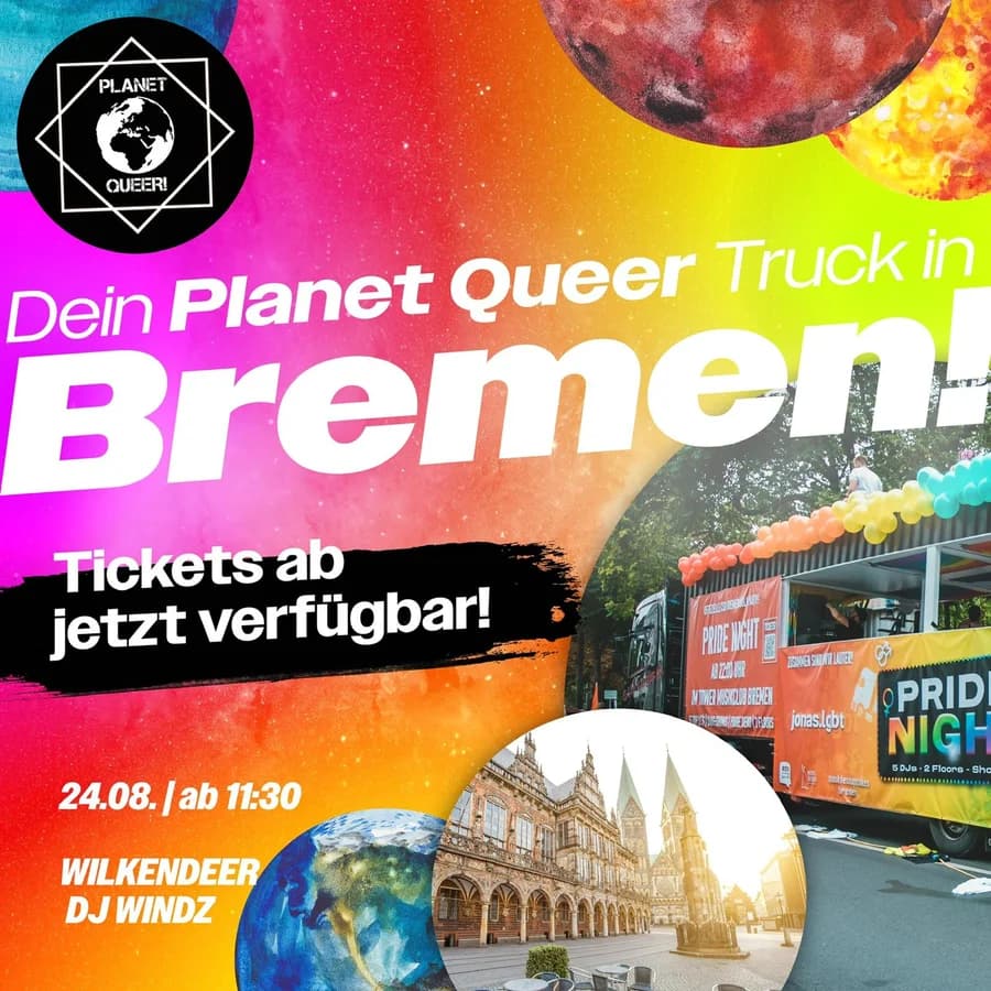 Planet Queer - Pride Truck (Titelbild)