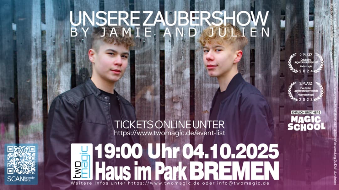ZAUBERSHOW - By Jamie & Julien in Bremen