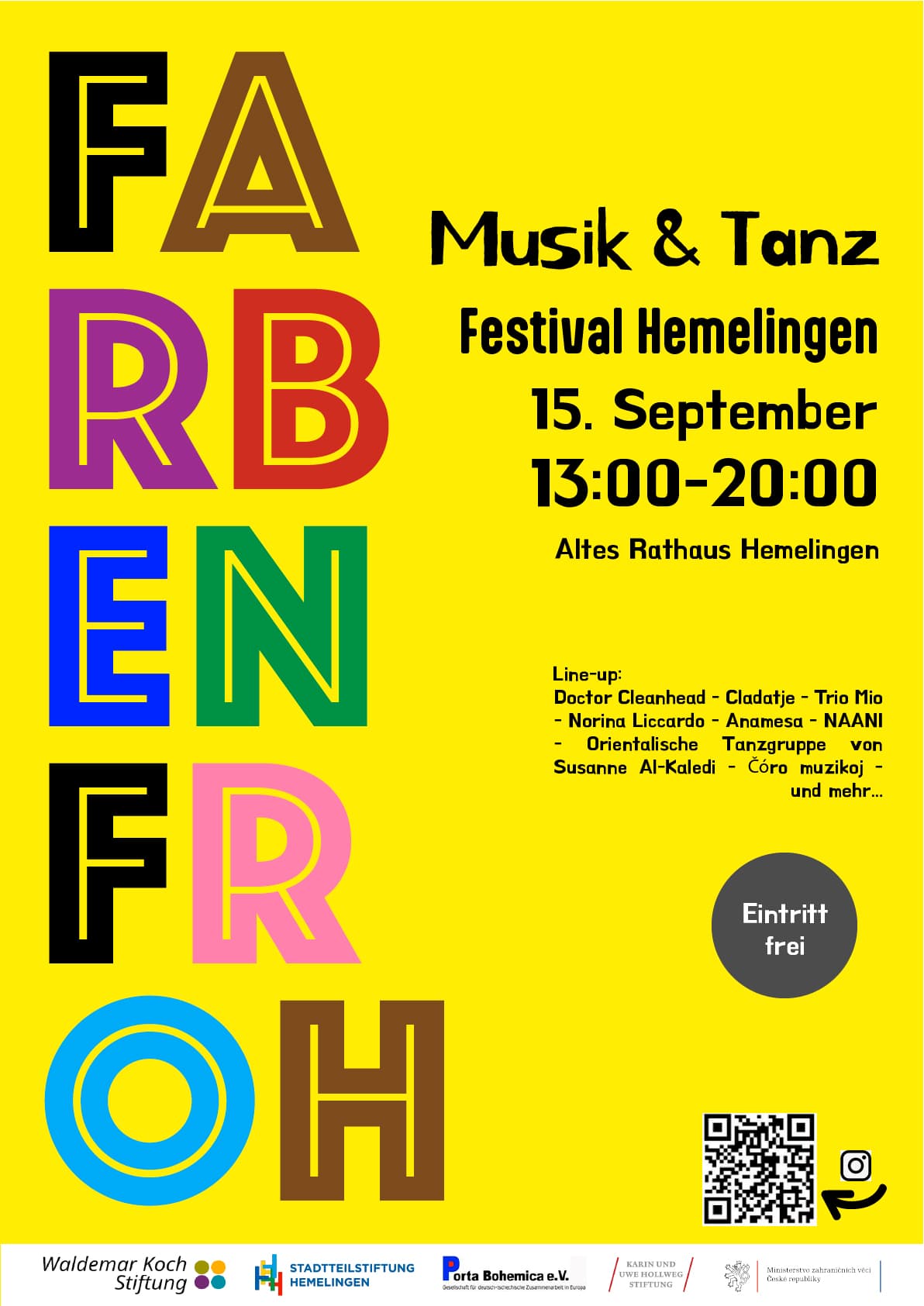 Farbenfroh – Klang- und Tanzwelten im Park | Bremen 2024 |