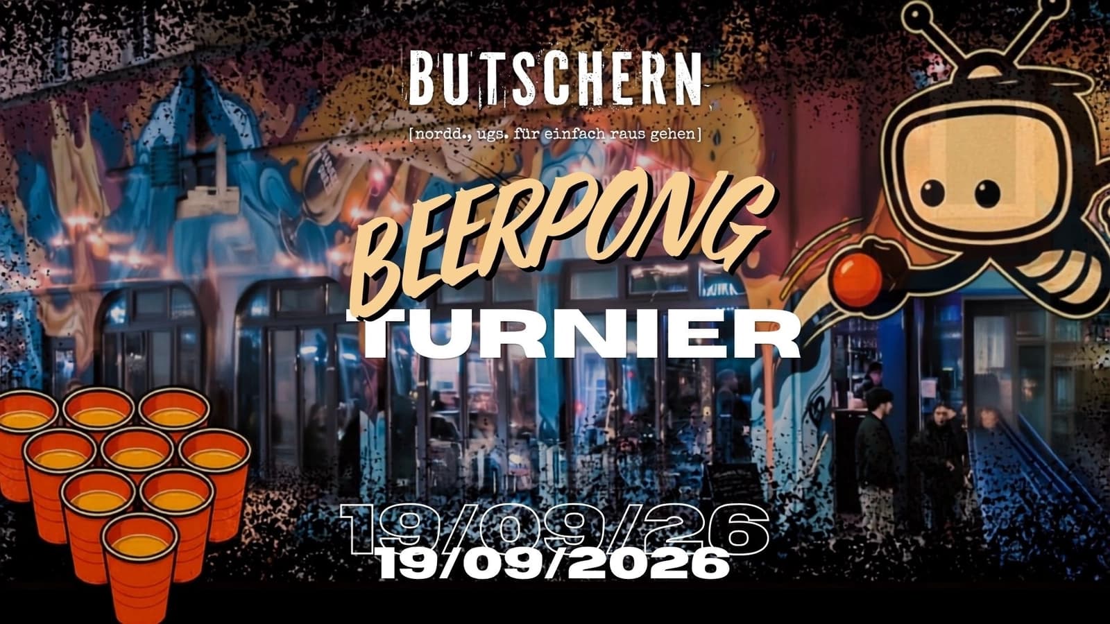 Bierpong Turnier im Butschern