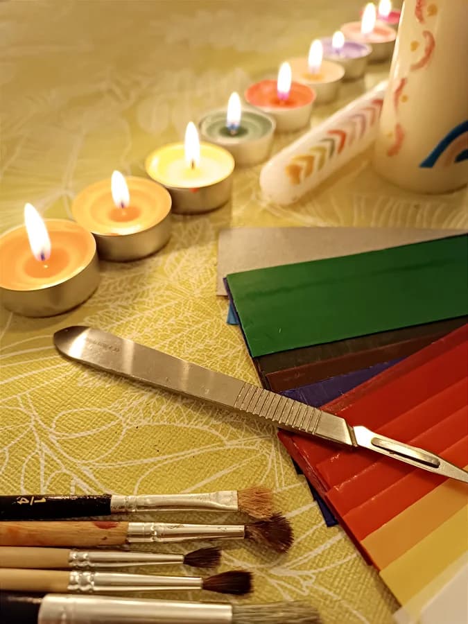 DIY Kerzen kreativ gestalten (Titelbild)