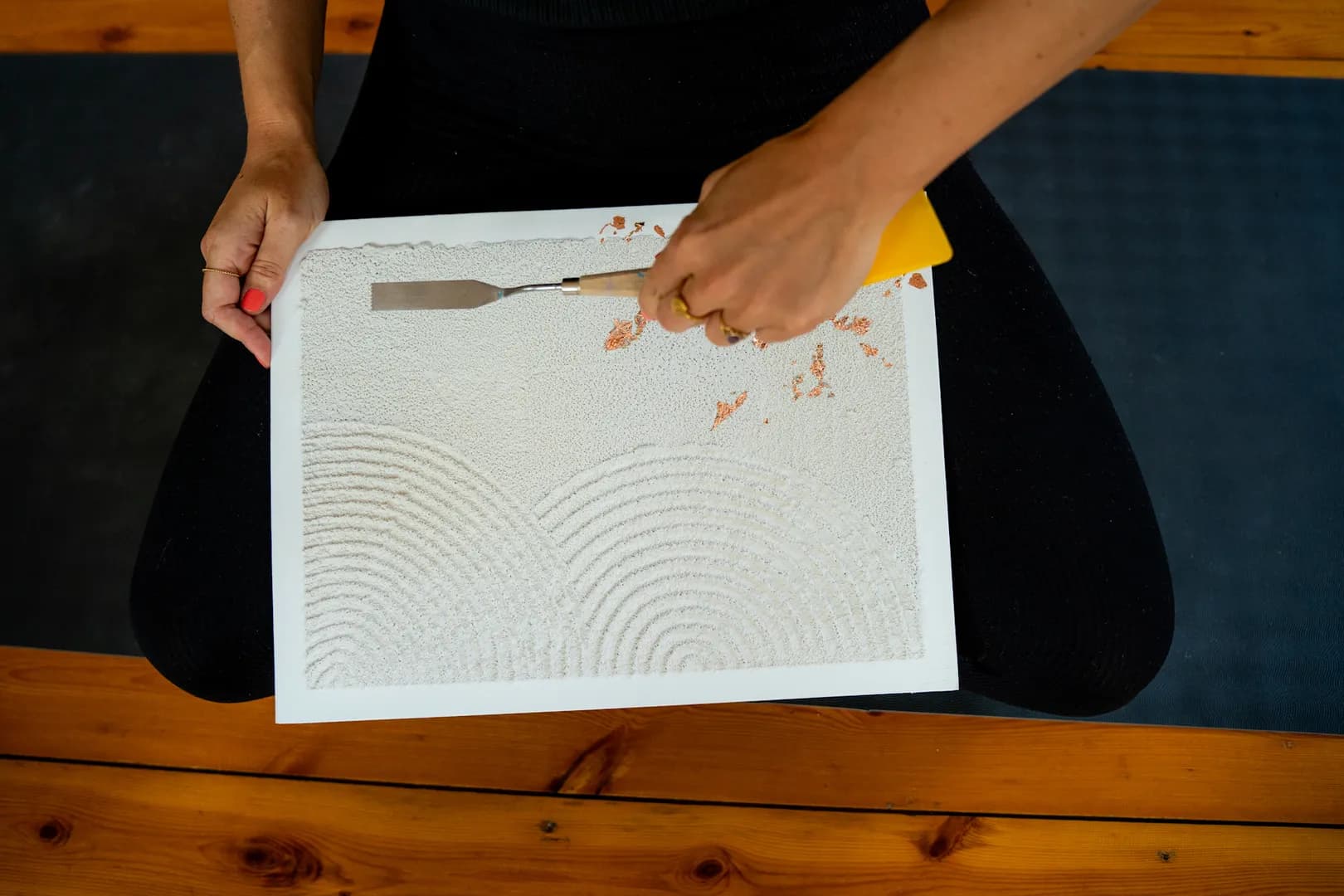 Strukturpasteworkshop im Achat Hotel Bremen City (Thumbnail 4)