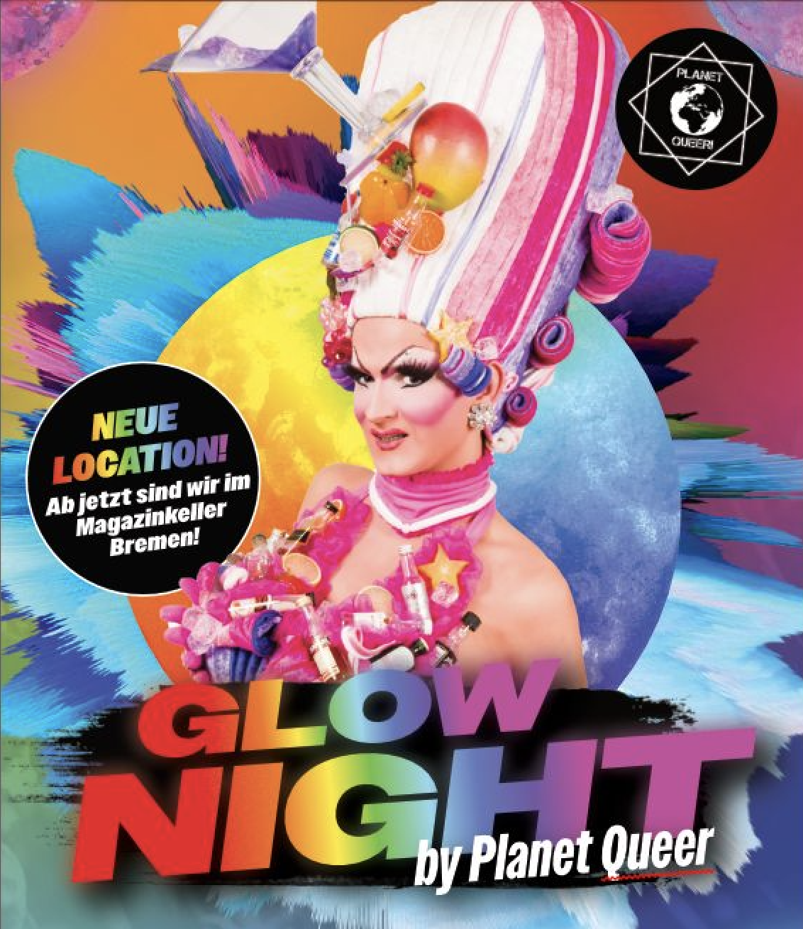 Planet Queer: GLOW NIGHT am 11.05.2024 in Bremen